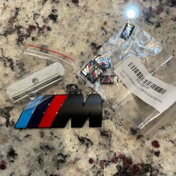 BMW M series wheel stickers